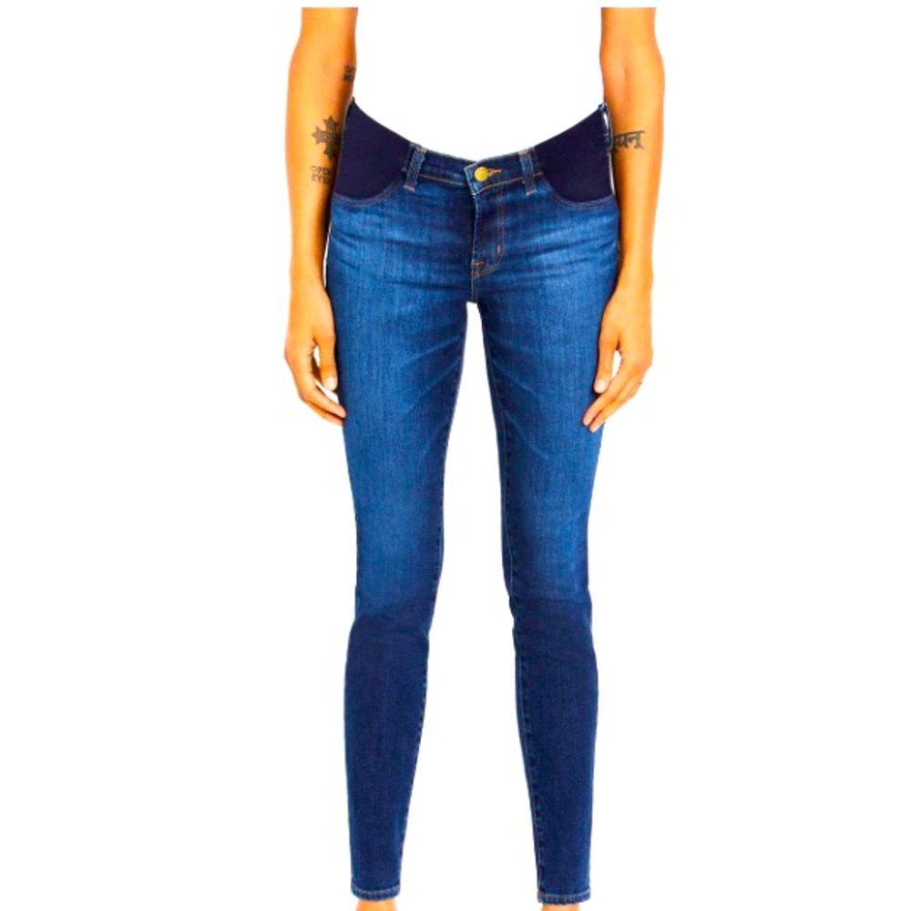 EUC J Brand Mama Maternity Skinny Jeans